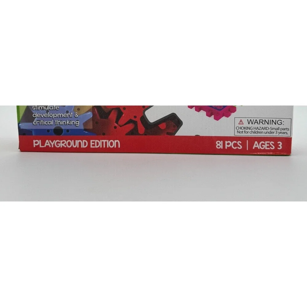 NIB Krazy Gears 81 Pc Interlocking Learning Blocks Playground Edition